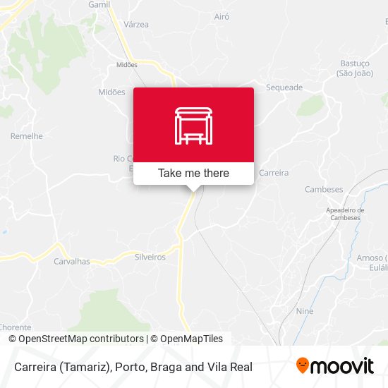 Carreira (Tamariz) mapa