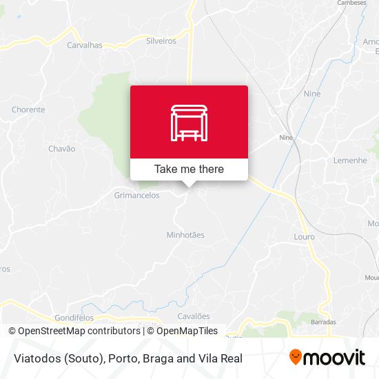 Viatodos (Souto) mapa