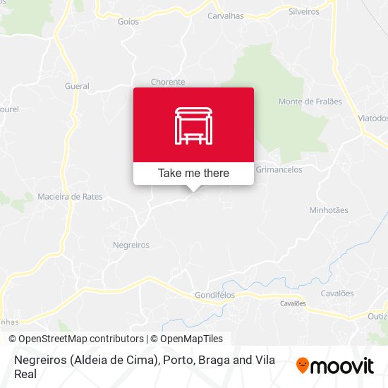 Negreiros (Aldeia de Cima) map