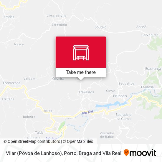 Vilar (Póvoa de Lanhoso) map