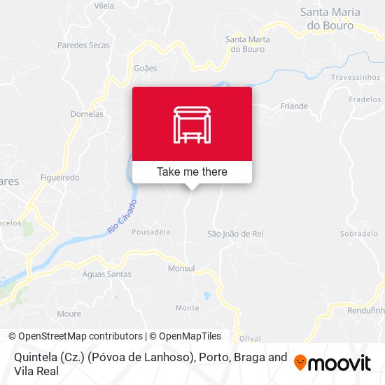 Quintela (Cz.) (Póvoa de Lanhoso) mapa