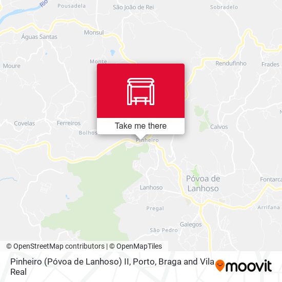 Pinheiro (Póvoa de Lanhoso) II mapa