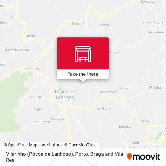 Vilarinho (Póvoa de Lanhoso) map