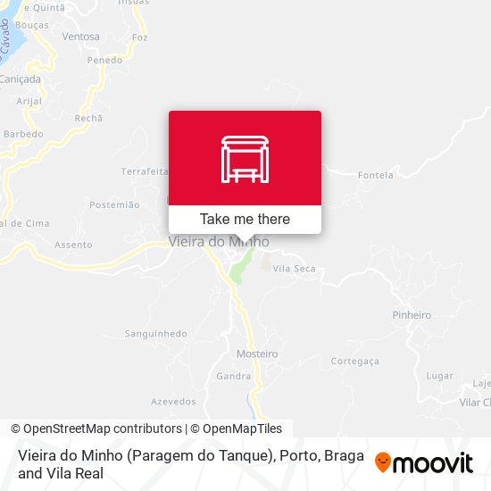Vieira do Minho (Paragem do Tanque) map