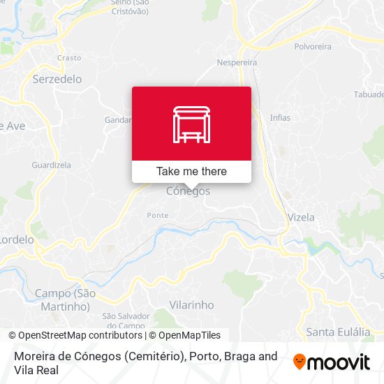 Moreira de Cónegos (Cemitério) map