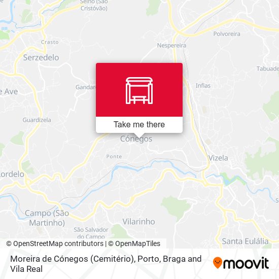 Moreira de Cónegos (Cemitério) map