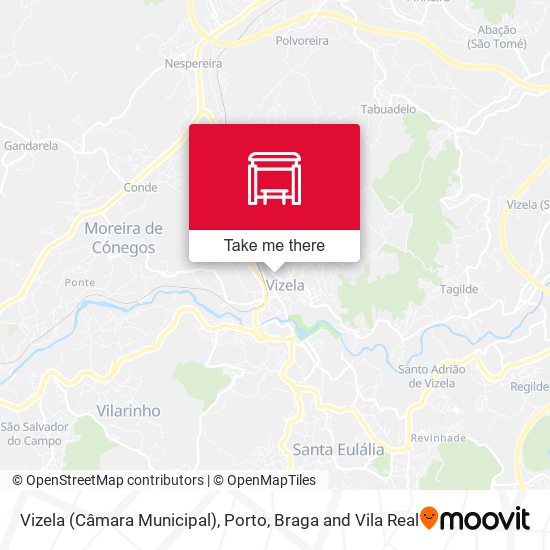 Vizela (Câmara Municipal) mapa