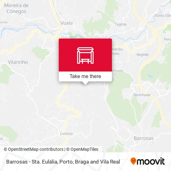 Barrosas - Sta. Eulália mapa