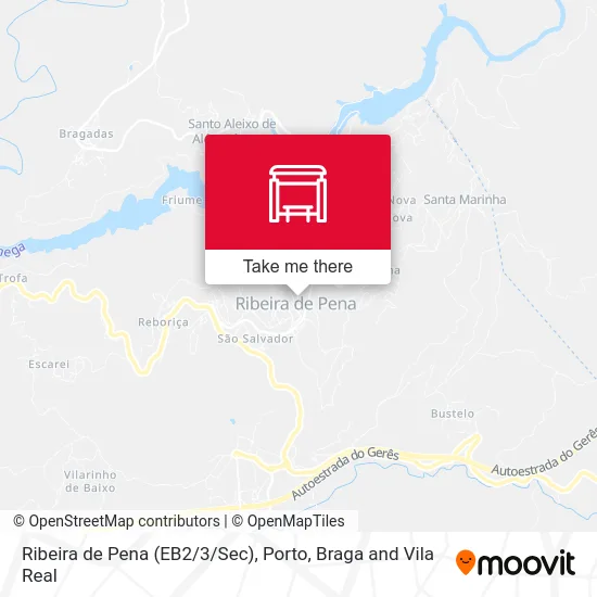 Ribeira de Pena (EB2/3/Sec) map