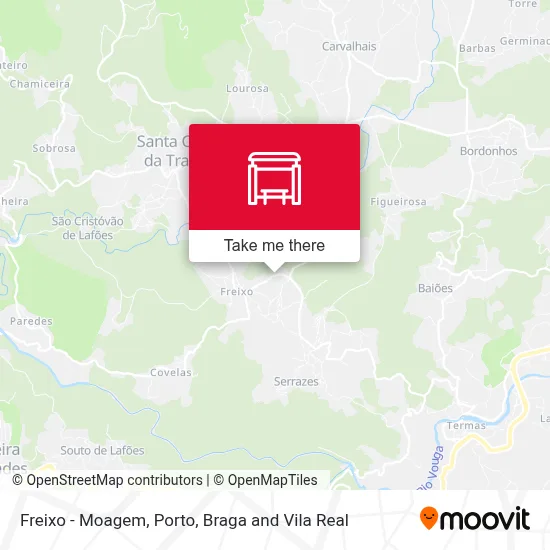 Freixo - Moagem map