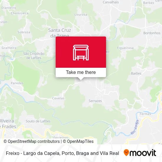 Freixo - Largo da Capela map