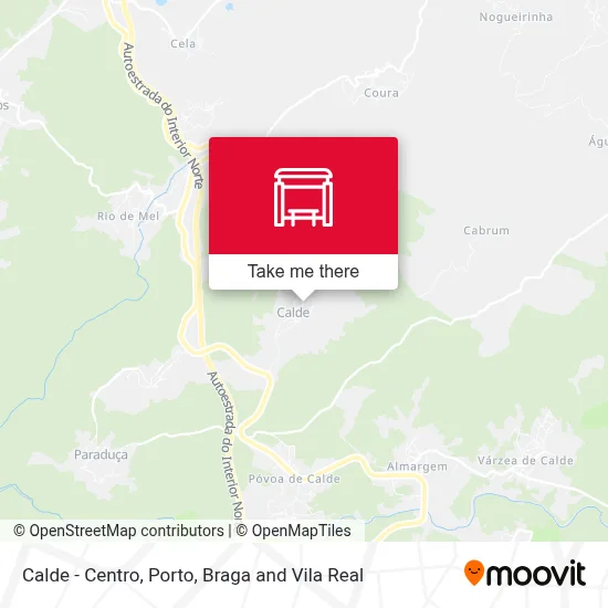 Calde - Centro map