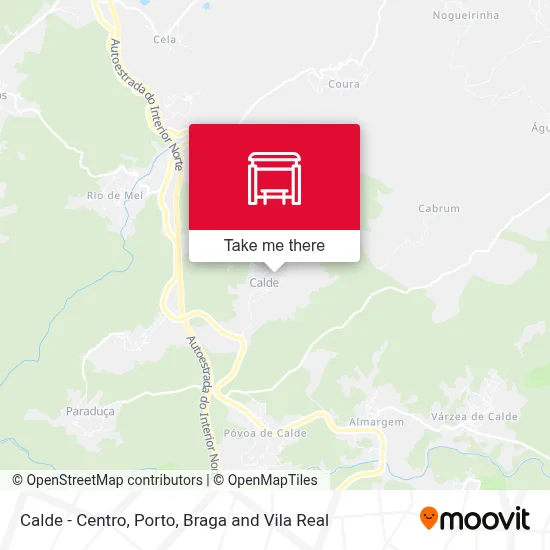 Calde - Centro map