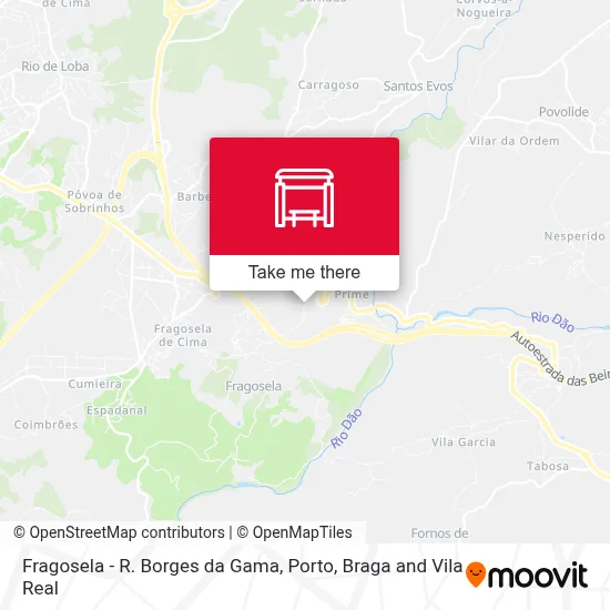 Fragosela - R. Borges da Gama map