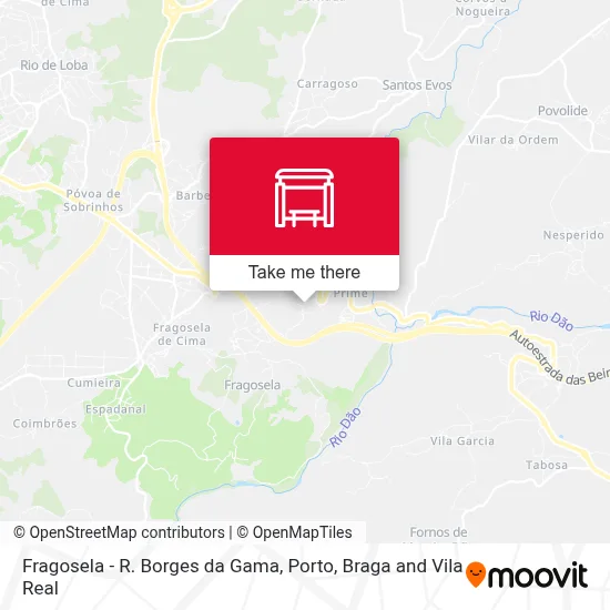 Fragosela - R. Borges da Gama map