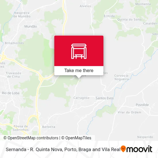 Sernanda - R. Quinta Nova map