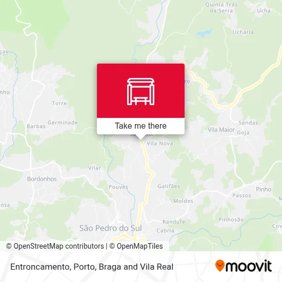 Entroncamento map