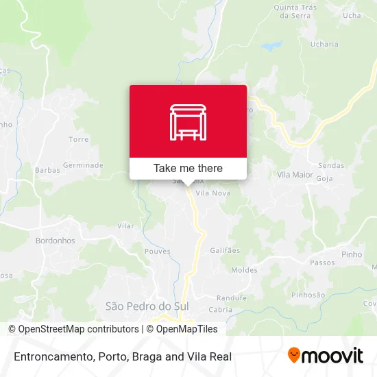 Entroncamento map