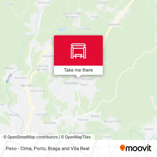 Peso - Cima map