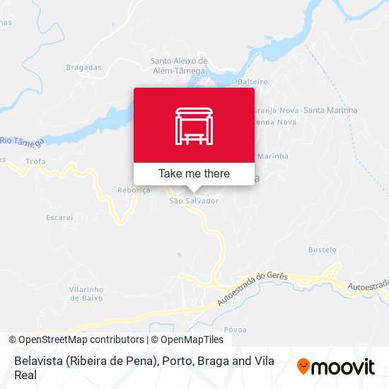 Belavista (Ribeira de Pena) mapa