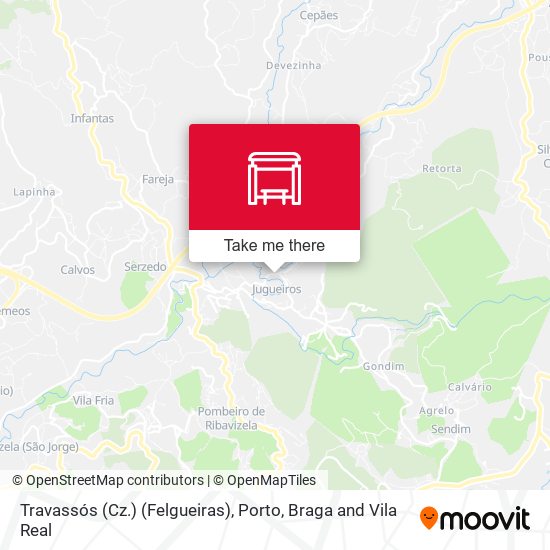 Travassós (Cz.) (Felgueiras) map