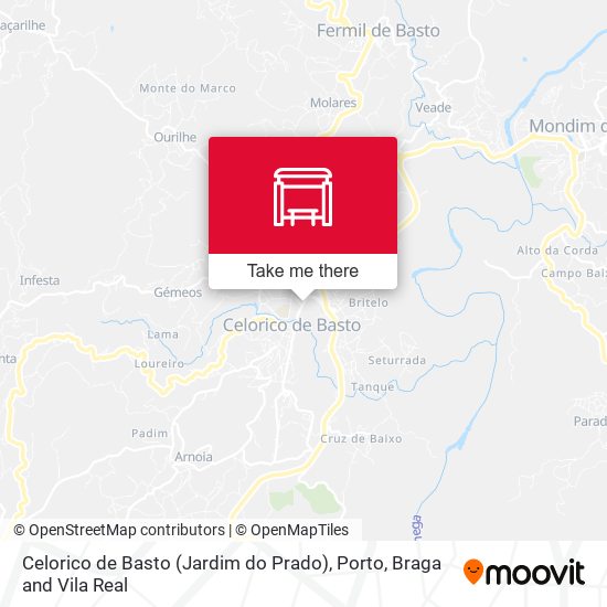 Celorico de Basto (Jardim do Prado) map