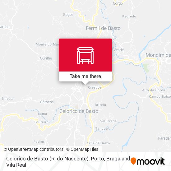 Celorico de Basto (R. do Nascente) map
