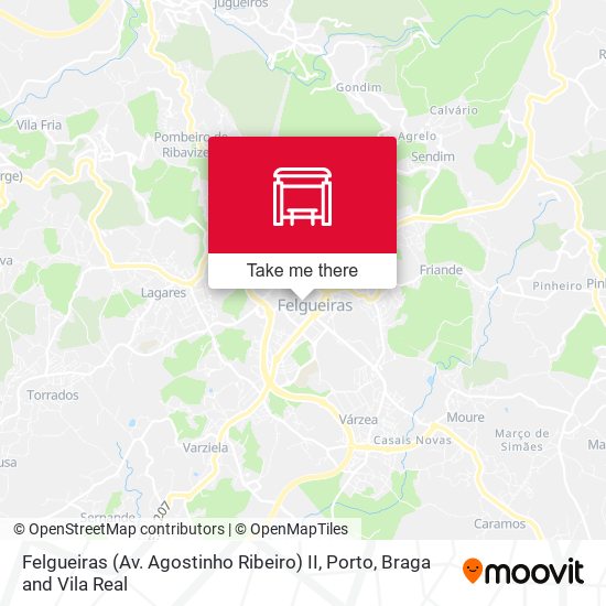 Felgueiras (Av. Agostinho Ribeiro) II mapa