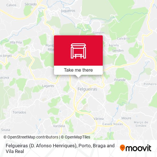 Felgueiras (D. Afonso Henriques) map