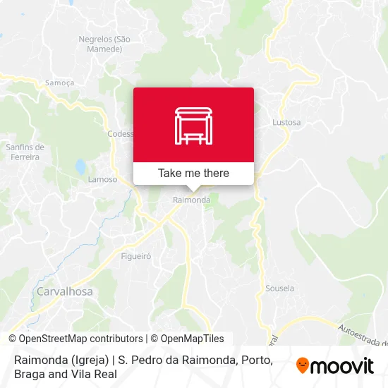 Raimonda (Igreja) | S. Pedro da Raimonda map