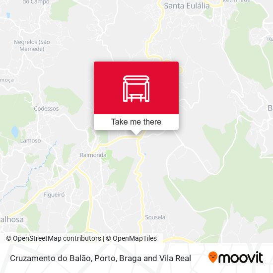 Cruzamento do Balão map