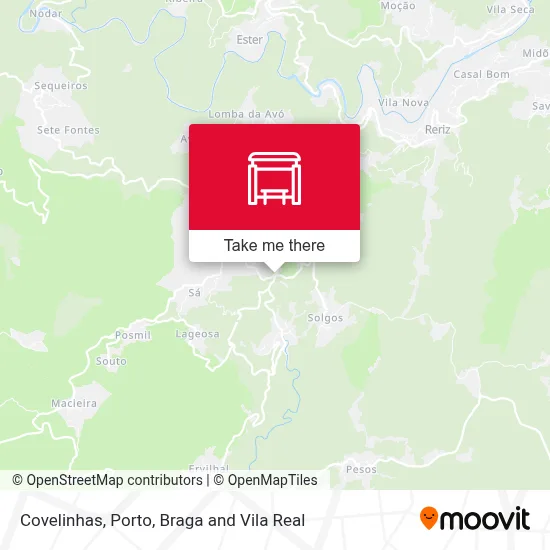 Covelinhas map