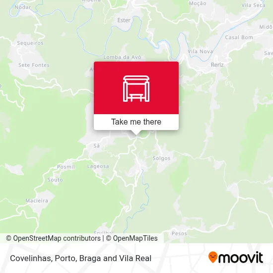 Covelinhas map