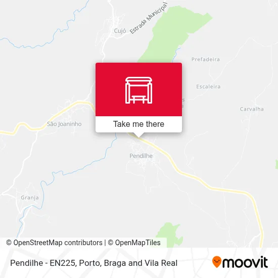 Pendilhe - EN225 map