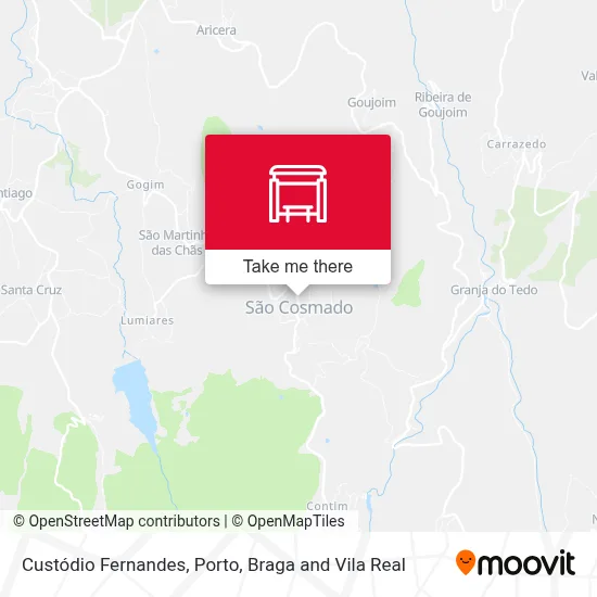 Custódio Fernandes map