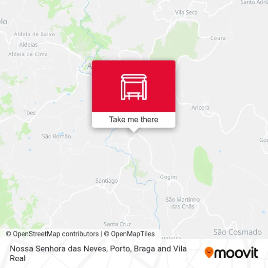 Nossa Senhora das Neves map