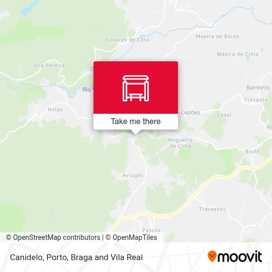 Canidelo map
