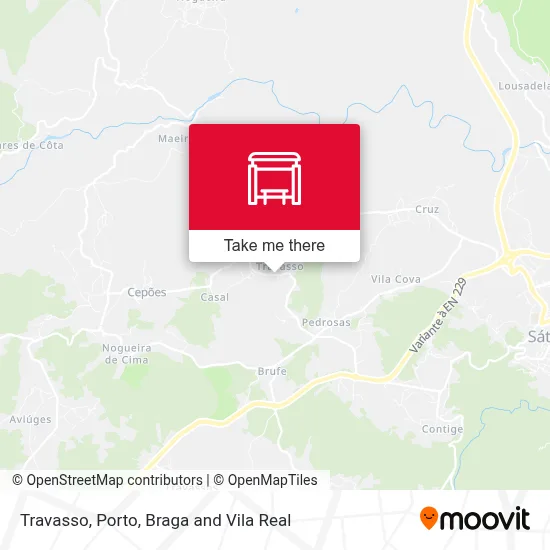 Travasso map