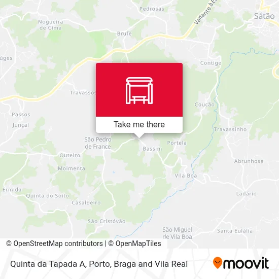 Quinta da Tapada A map
