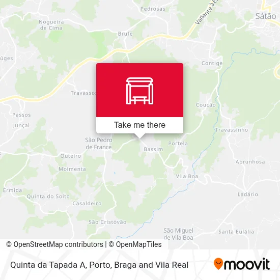 Quinta da Tapada A map