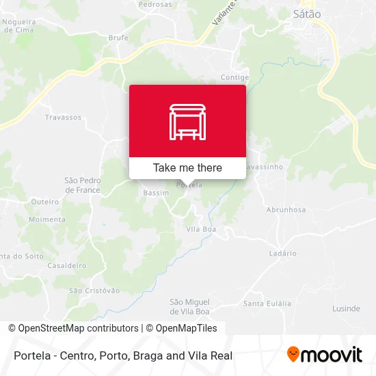 Portela - Centro map