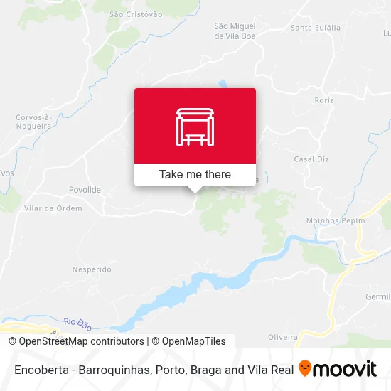 Encoberta - Barroquinhas map