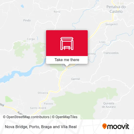 Ponte Nova map