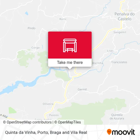Quinta da Vinha map