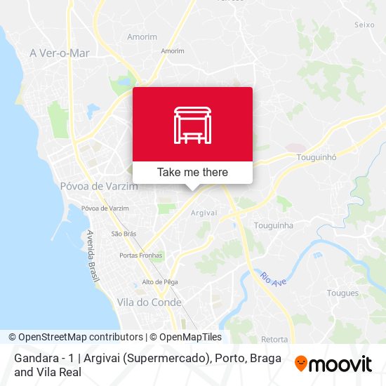 Gandara - 1 | Argivai (Supermercado) map