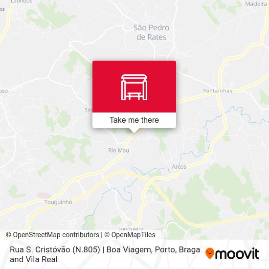 Rua S. Cristóvão (N.805) | Boa Viagem mapa