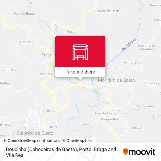 Boucinha (Cabeceiras de Basto) map