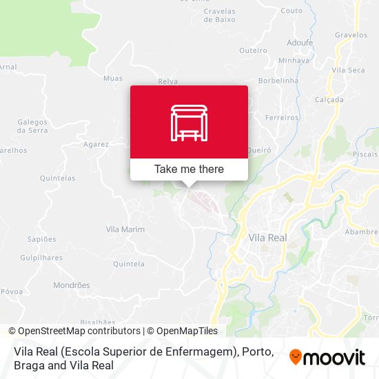 Vila Real (Escola Superior de Enfermagem) map