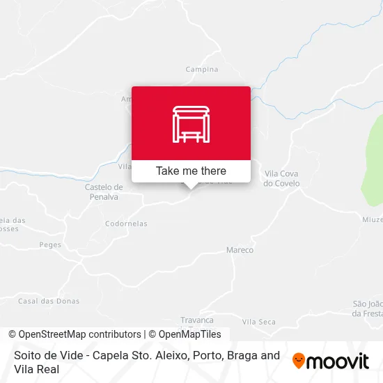 Soito de Vide - Capela Sto. Aleixo map