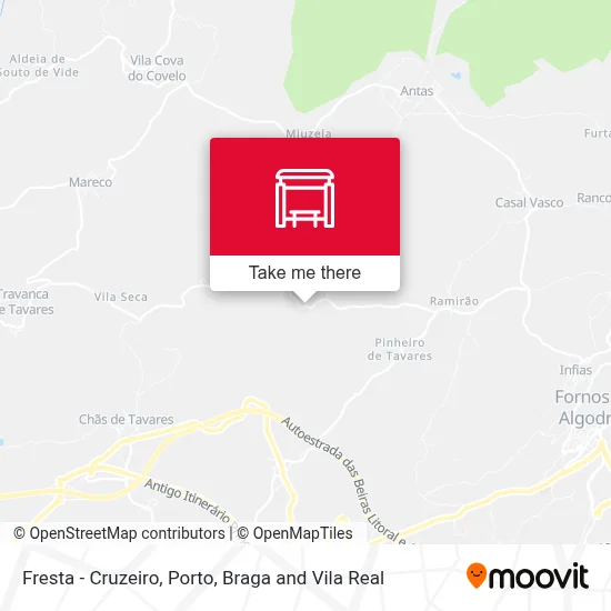 Fresta - Cruzeiro map